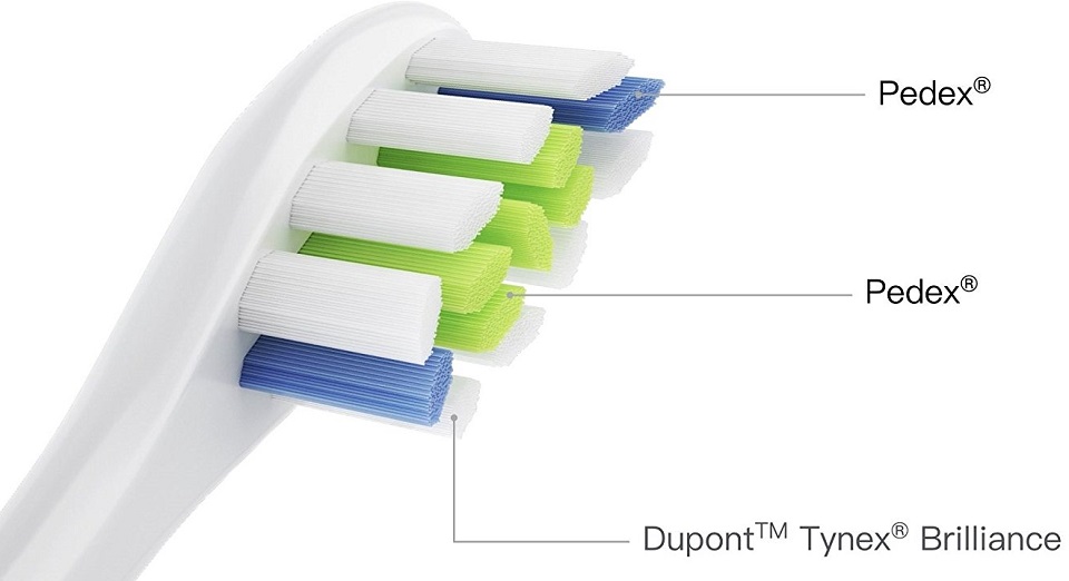 Насадка для зубной щетки Oclean P1 Soft brush head фирменные щетинки
