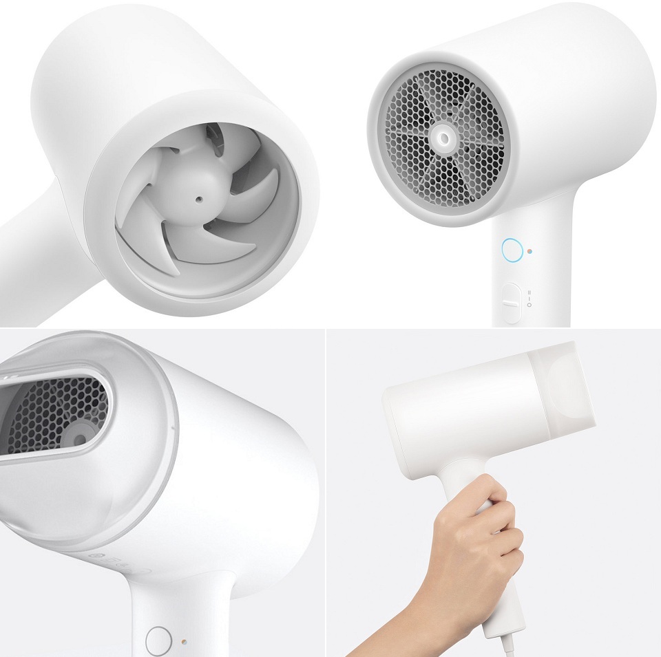 Фен MiJia Water Ion Hair Dryer 1800W White CMJ01LX элементы дизайна