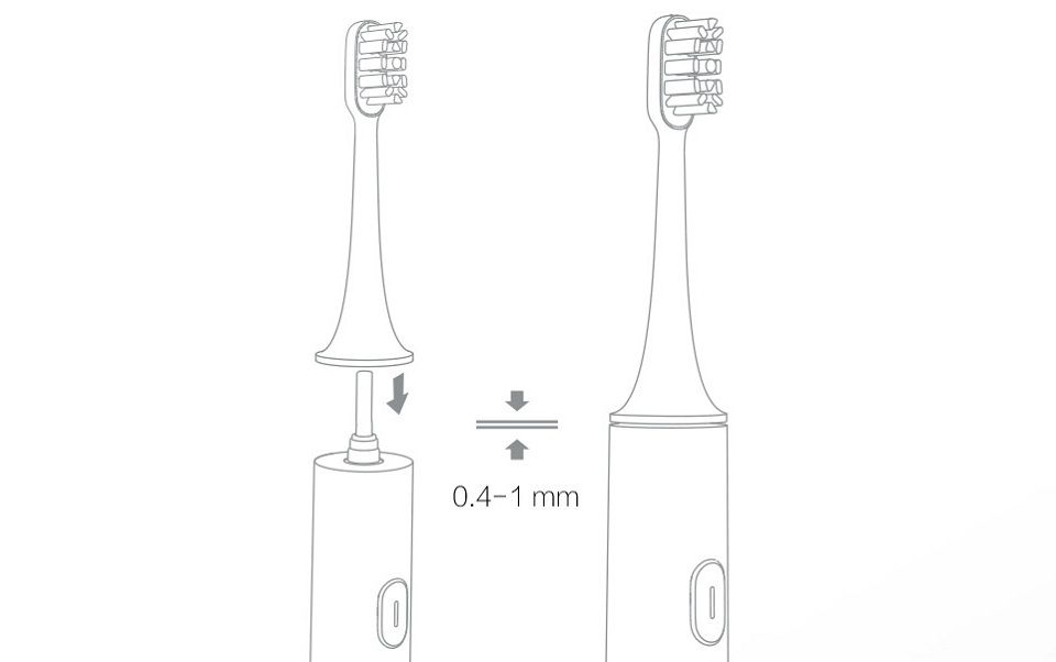 Насадки для зубной щетки MiJia White 3 in 1 KIT (NUN4001) замена головки щетки