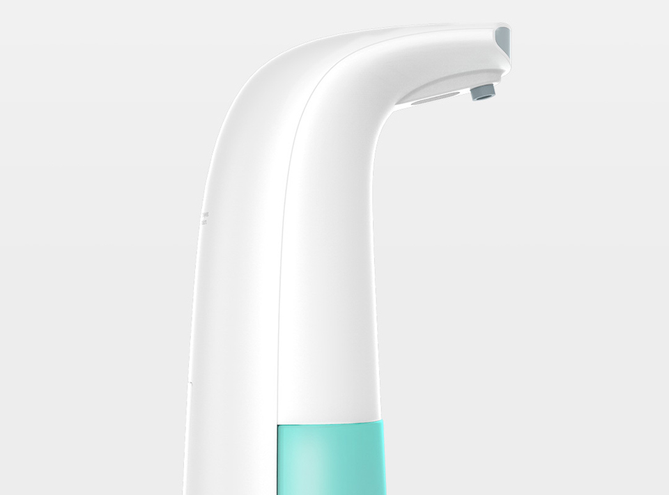 Бесконтактный диспенсер для мыла XiaoJi Auto Foaming Hand Wash White вид сбоку