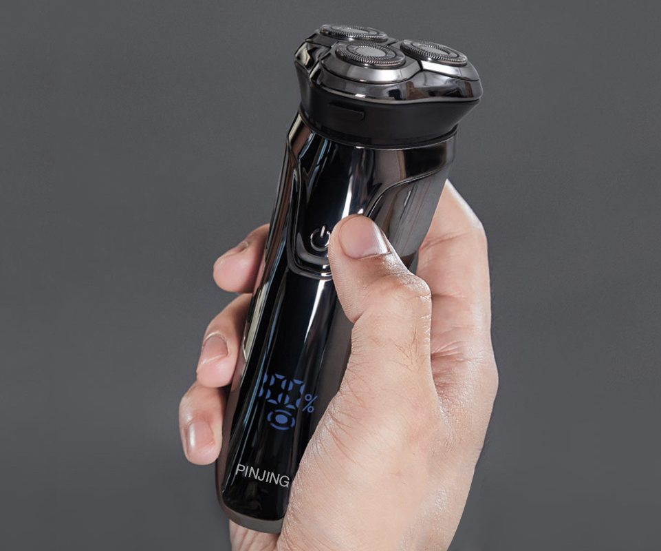 Электробритва PINJING 3D Smart shaver Black ES3 режимы бритья
